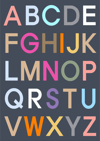 Alphabet Print