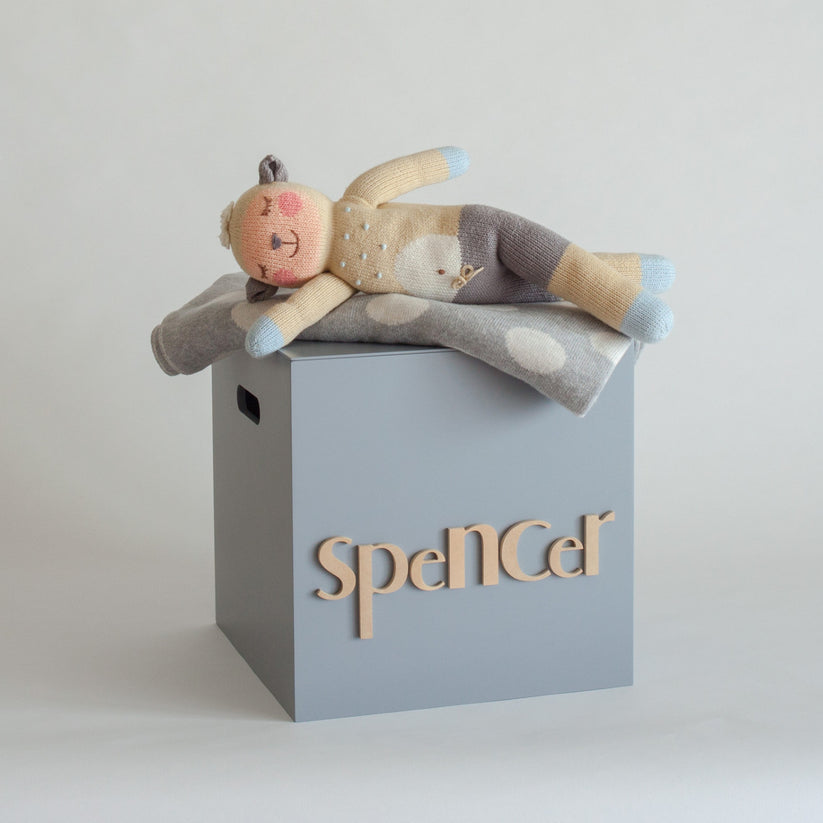 Light Grey Toy Box Jack and Jill Boxes