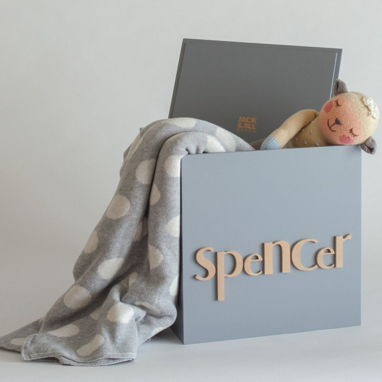 Light Grey Toy Box