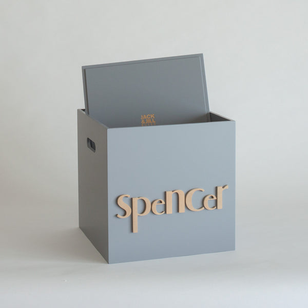 Light Grey Toy Box Jack and Jill Boxes