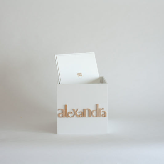 White Personalised Gift Box