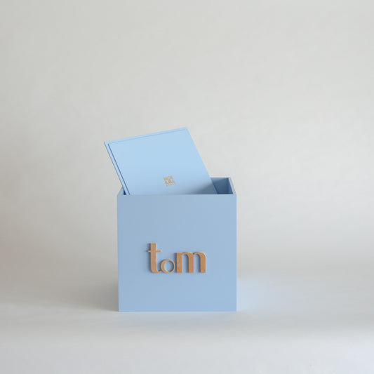 Pale Blue Personalised Gift Box