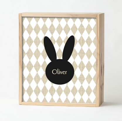 Black Bunny Keepsake Box