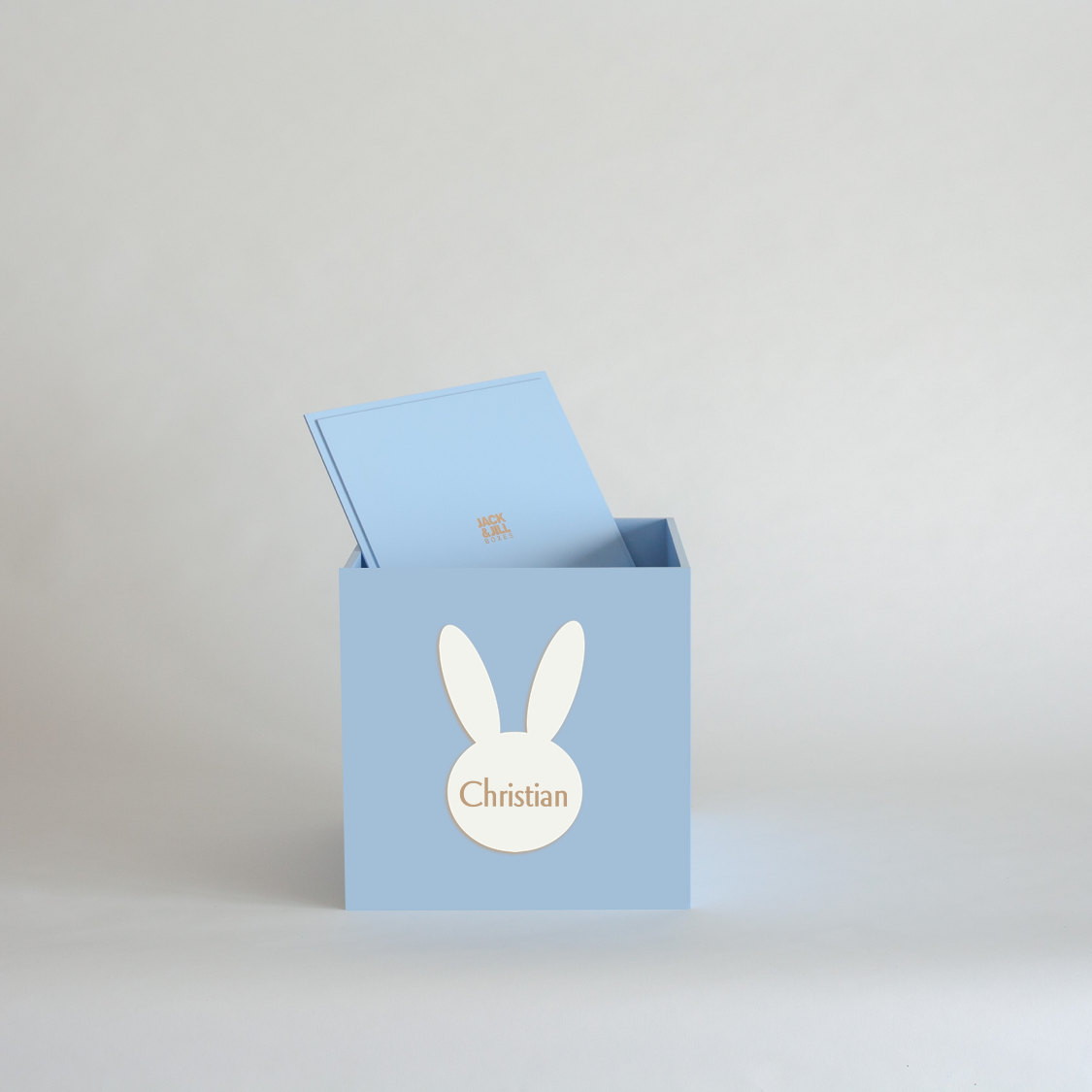 Pale Blue Bunny Box – Jack and Jill Boxes