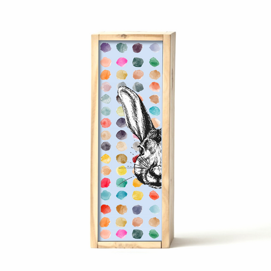 Blue Easter Egg Box Polkadot