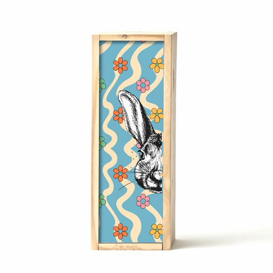 Easter Egg Box Blue Swirl