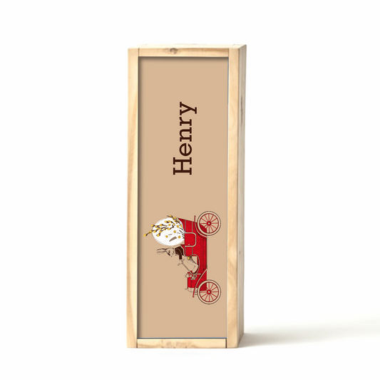 Brown Bunny in Car Egg Box