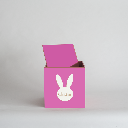 Fuchsia Bunny Box