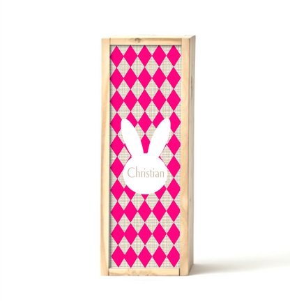 Fuchsia Bunny Keepsake Box