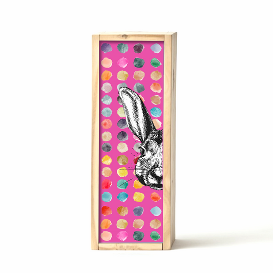 Fuchsia Easter Egg Box Polkadot