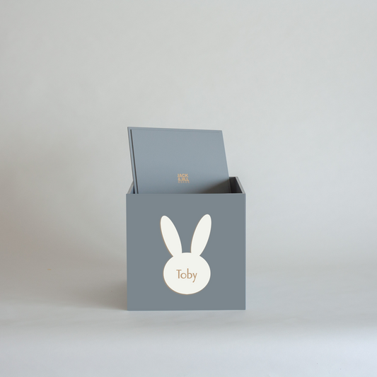 Light Grey Bunny Box