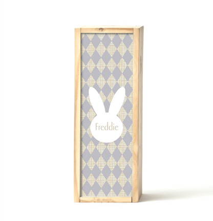 Grey Bunny Keepsake Box