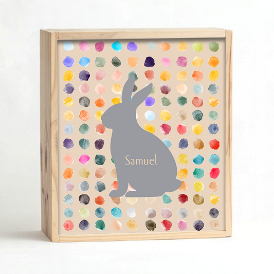 Grey Polkadot Keepsake Box