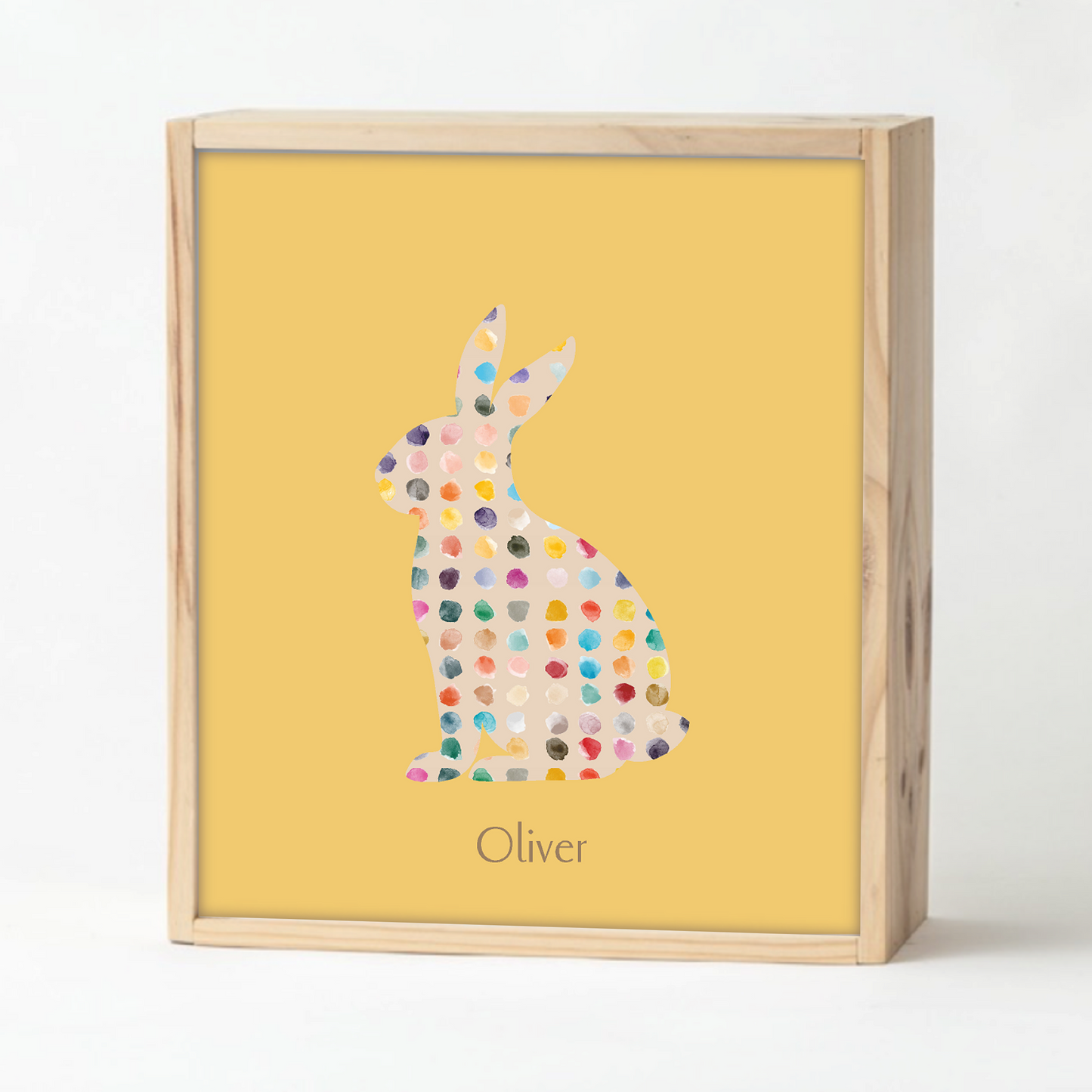 Mustard Polkadot Keepsake Box