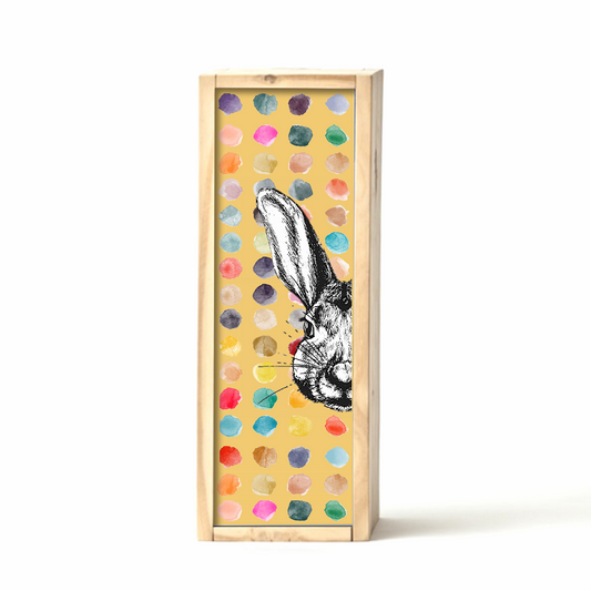 Mustard Easter Egg Box Polkadot