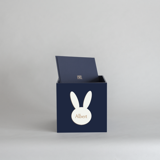 Navy Bunny Box