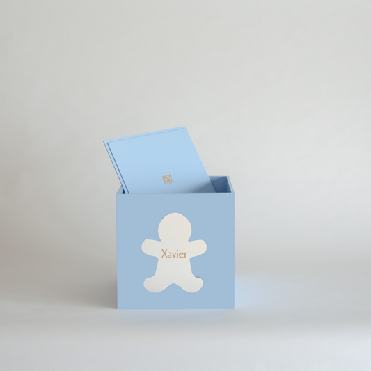 Pale Blue Christmas Box