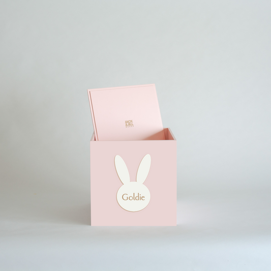 Pale Pink Bunny Box