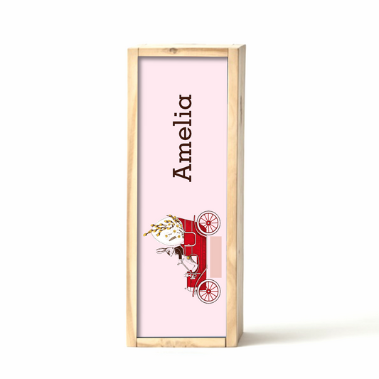 Pink Bunny in Car Egg Box