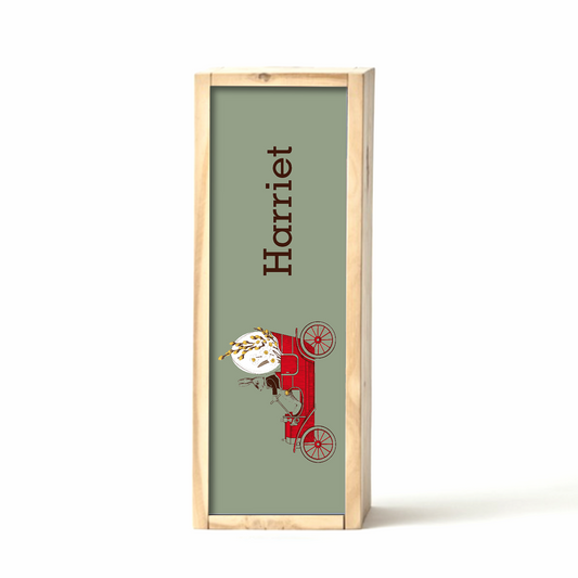 Sage Bunny in Car Egg Box