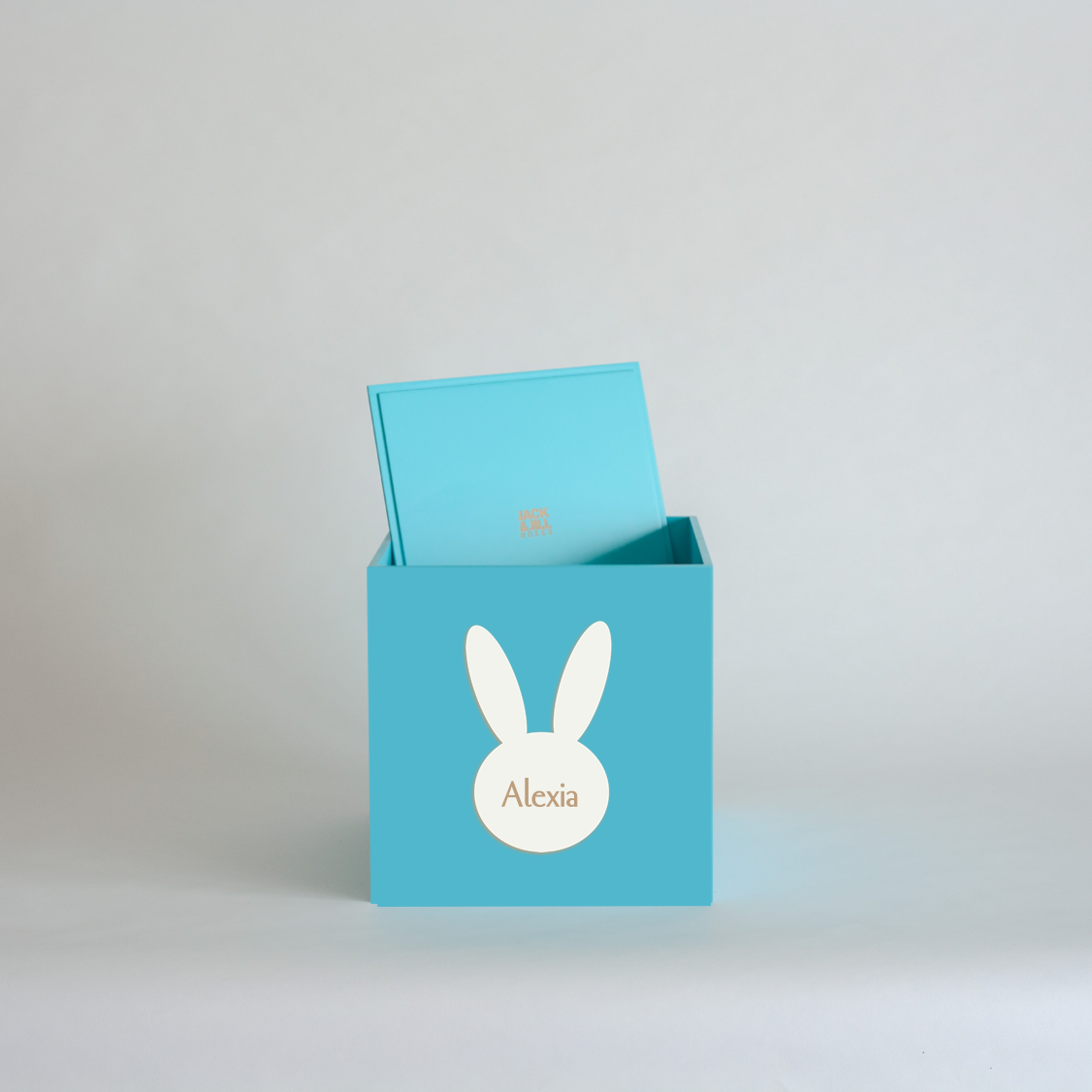 Teal Bunny Box